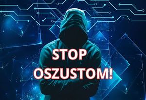 napis stop oszustom