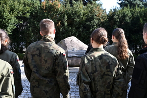 uczniowie z wizytą w Komendzie Głównej Policji