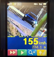 zdjęcie z miernika prędkości