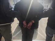 zatrzymany w kajdankach