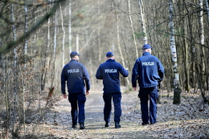 ćwiczenia policjantów