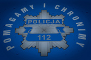 Napisy Pomagamy i Chronimy, Policja, 112