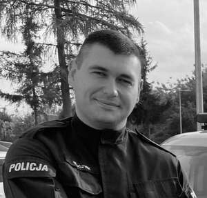 policjant zdjęcie żałobne