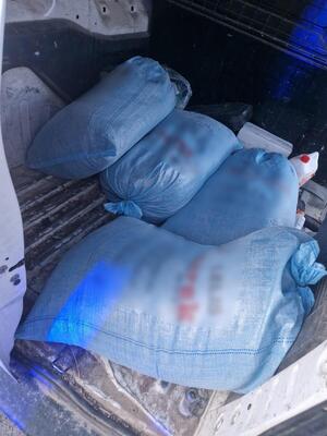 worki z zawartością krajanki