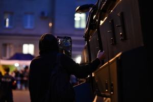 noc muzeów-pokazy policyjne i stoiska profilaktyczne