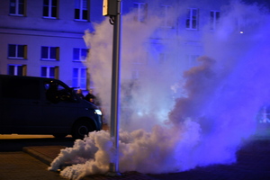 noc muzeów-pokazy policyjne i stoiska profilaktyczne
