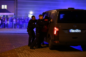 noc muzeów-pokazy policyjne i stoiska profilaktyczne