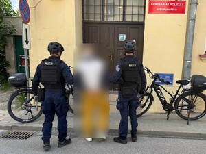 policjanci zatrzymali osobę