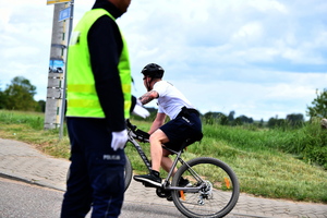 policjanci podczas zawodów