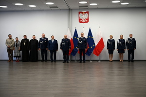 powitanie nowego zastępcy komendanta