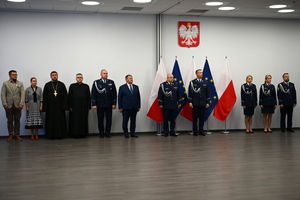 powitanie nowego zastępcy komendanta