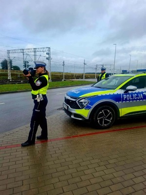 policjacni podczas działań