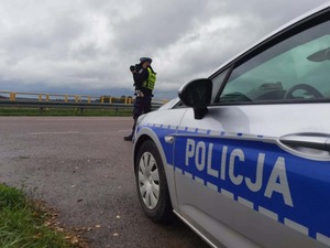 policjacni podczas działań