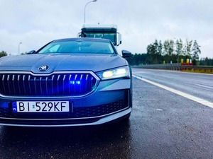 policjacni podczas działań