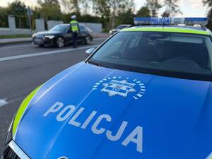 policjanci prowadzą kontrole
